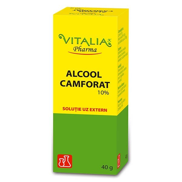 Alcool Camforat 10% (40 g) - VivaPharma